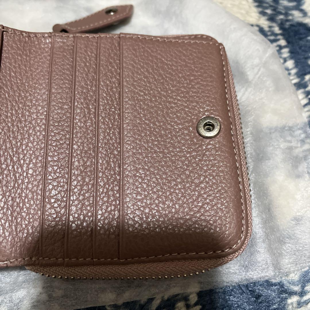 美品❤️Vivienne Westwood ピンクレザー 二つ折り財布小銭入れ付き
