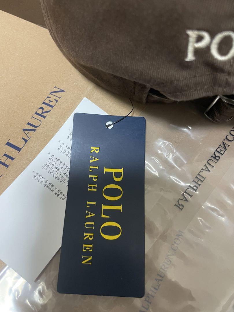 POLO 新品タグ付き キャップ ブラウン