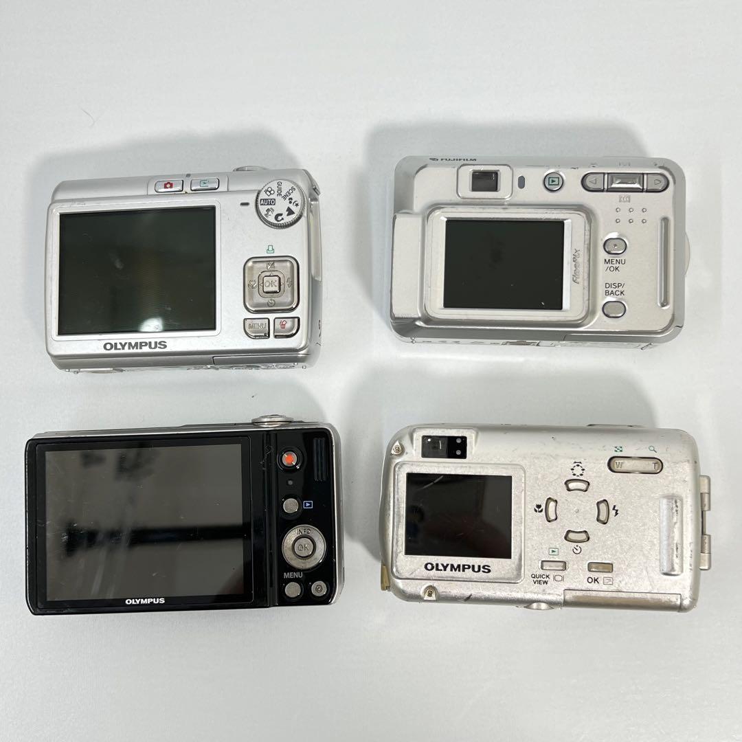【訳あり】デジカメ　4台　まとめ売り　OLYMPUS FUJIFILM