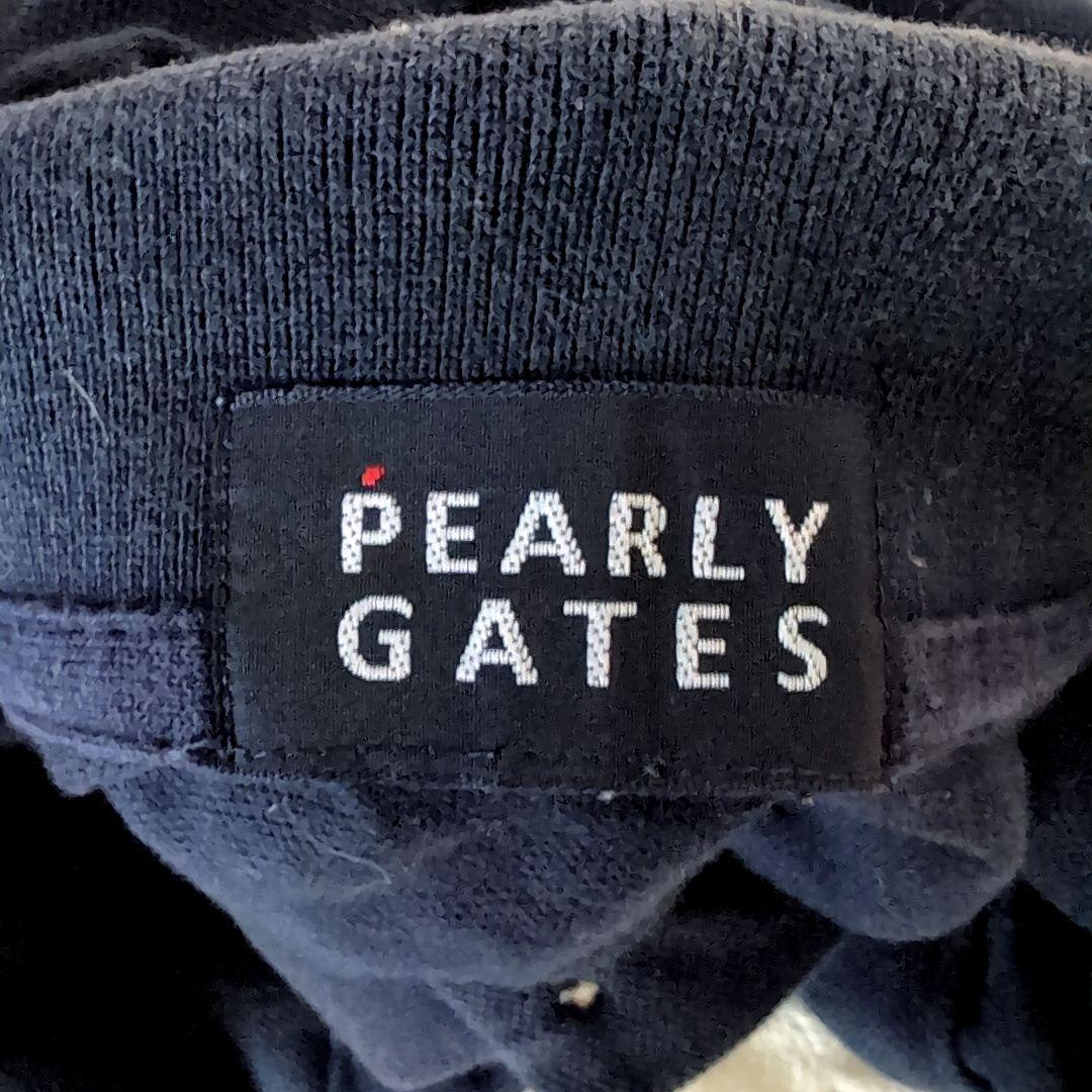 bg1 PEARLY GATES ポロシャツ ネイビー メンズS相当 - メルカリ