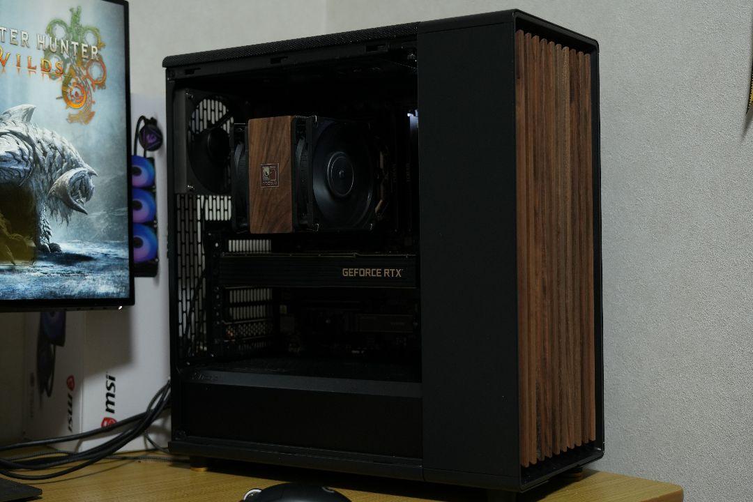 [美品]fractal design northゲーミングパソコン7800x3d