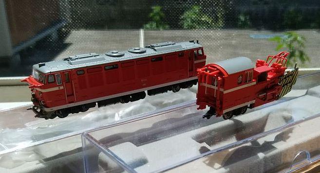 DD53-2 ロータリー除雪機関車 改造後 2両セット マイクロエースA6153