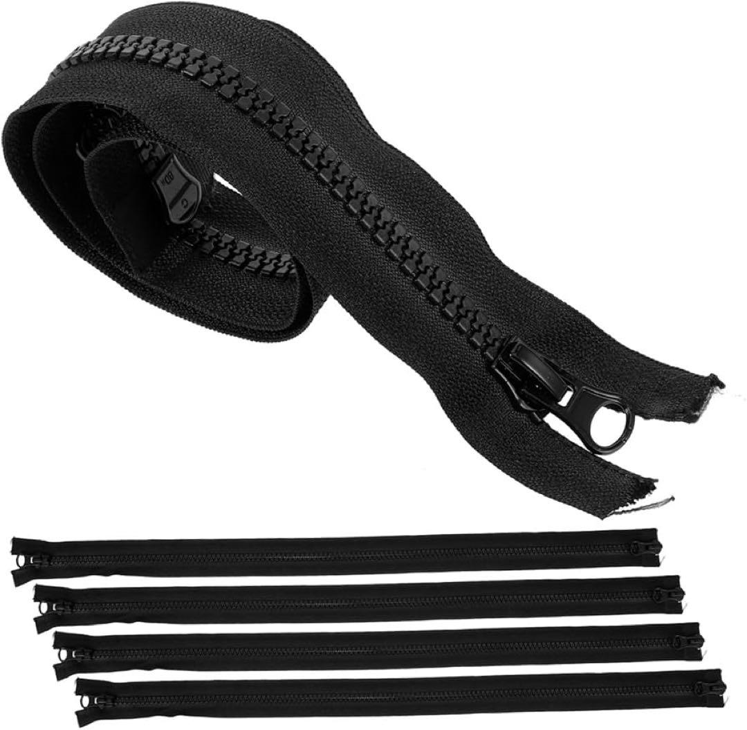 クラフトジッパーパック 5個入り ナイロンジッパー 縫製用 ジャケット バッグ