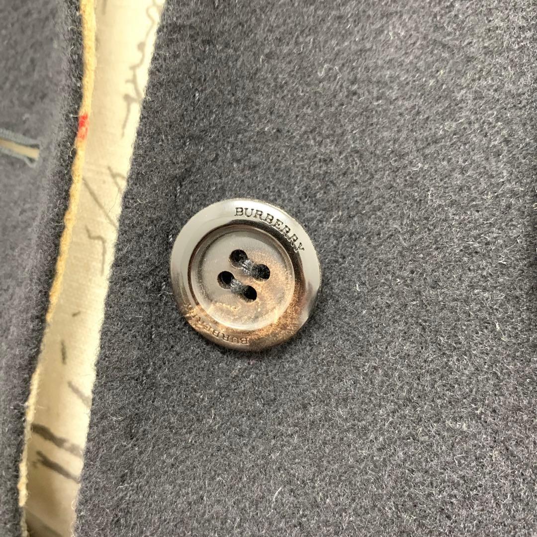 バーバリーロンドン フード付き ダブルフェイス コート 38 M