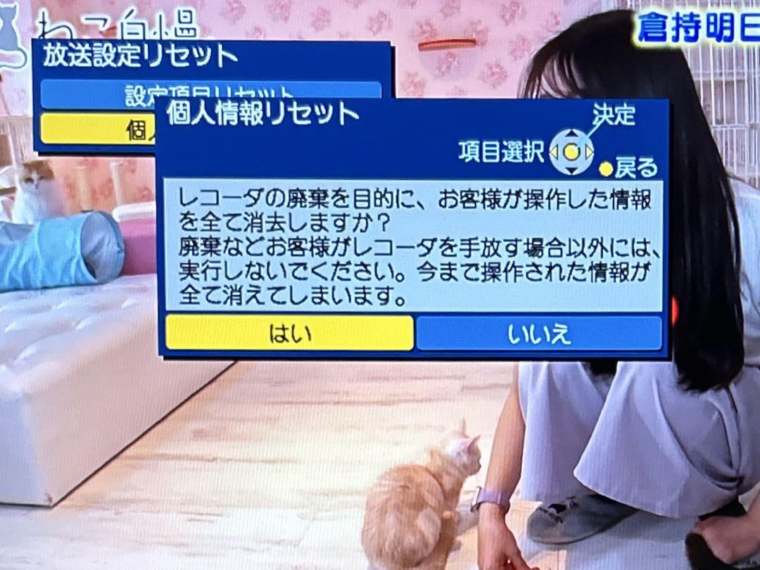 【2番組録画】Panasonic DIGA DMR-XW50
