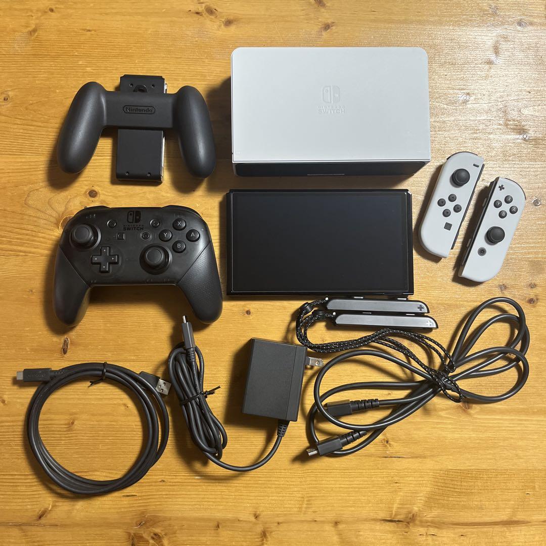 Nintendo Switch本体有機ELモデル　PROコントローラーセット Nintendo Switch（有機ELモデル） PROコントローラー セット