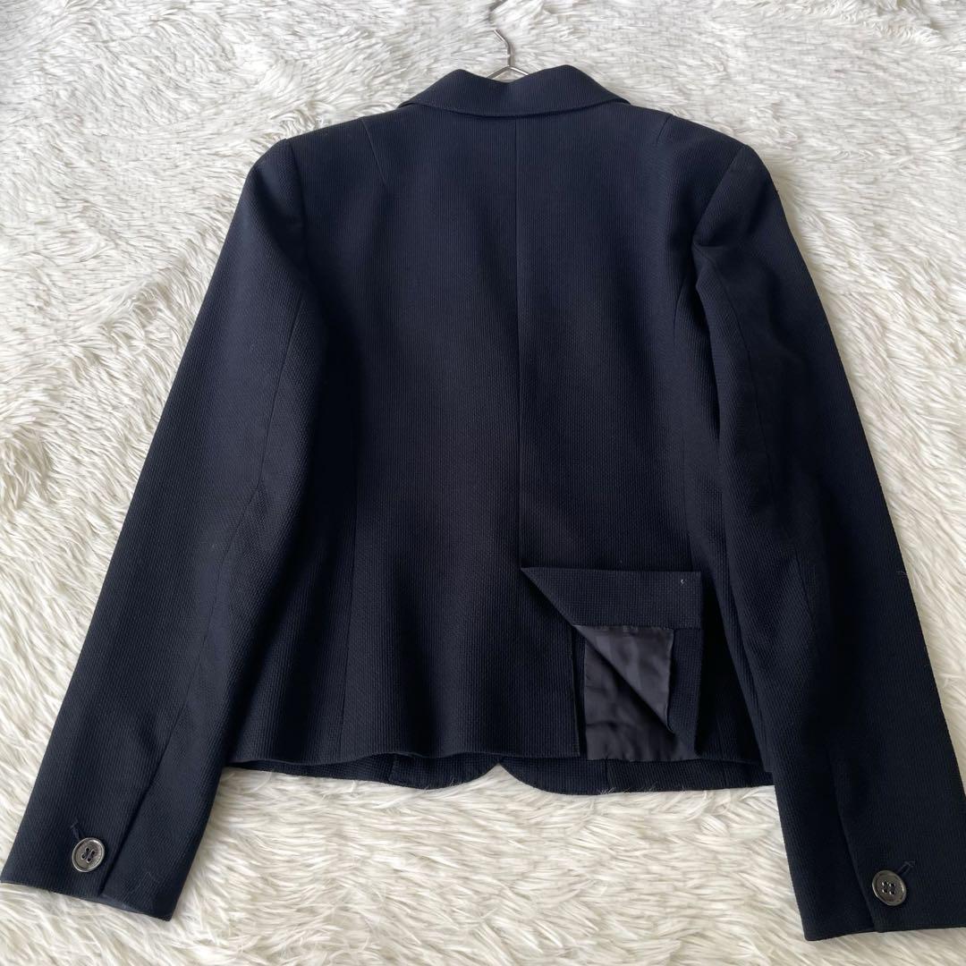 BURBERRY LONDON ネイビー ツイード スカートスーツ L M - メルカリ