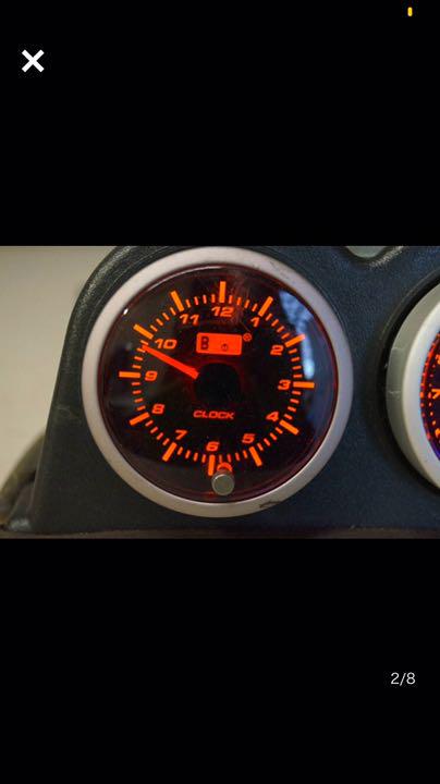 ふホンダビートPPI オートゲージ 他の車も取付可能時計水温計メーターB-61 - メルカリ ふホンダビートPPI オートゲージ 他の車も取付可能時計水温計メーターB-61 - メルカリ
