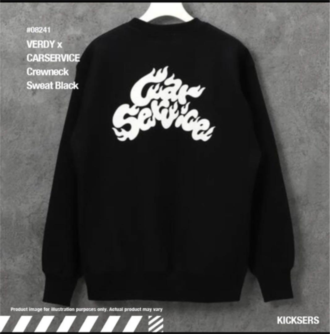 HIDE AND SEEK - ×CARSERVICE HALF ZIP SWEAT SHIRT (BLACK/RED