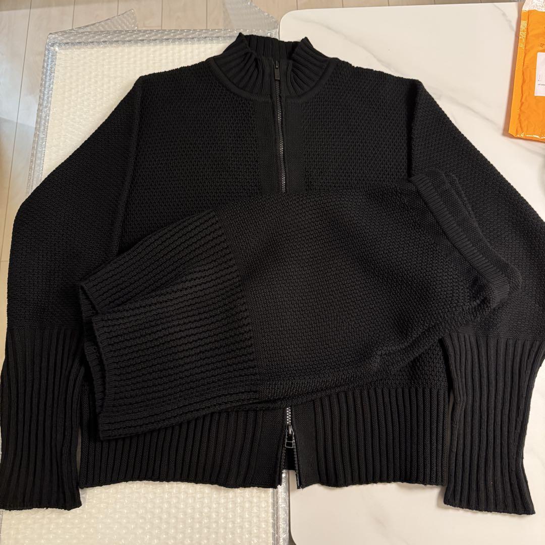 Homme Plisse Issey Miyake RUSTIC KNIT 黒トップス