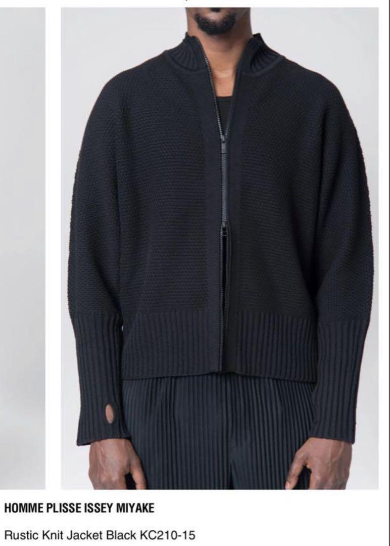 Homme Plisse Issey Miyake RUSTIC KNIT 黒