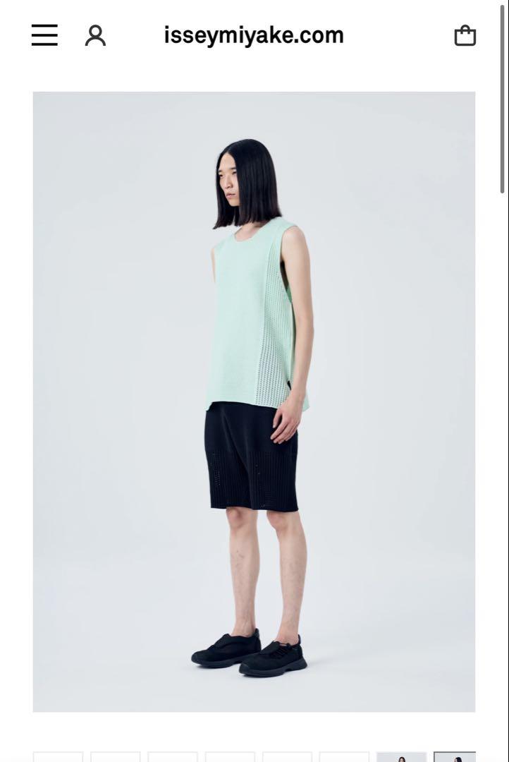 Homme Plisse Issey Miyake RUSTIC KNIT 黒