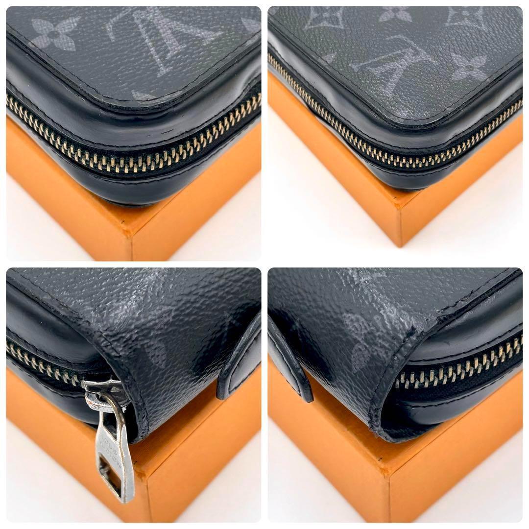 美品❣️ ルイヴィトン　ジッピーXL モノグラム　エクリプス　ブラック　メンズ