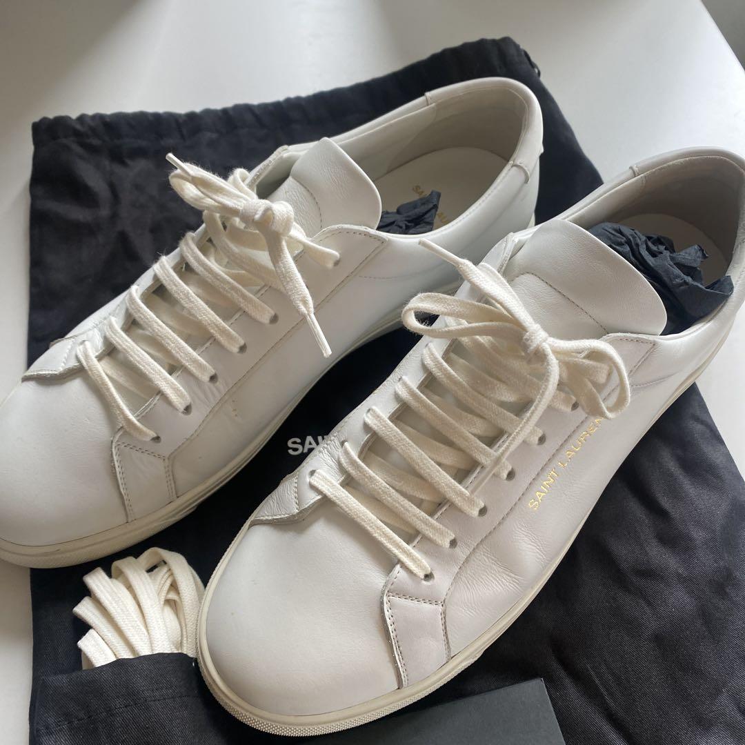 美品】SAINT LAURENT PARIS スニーカー ANDY アンディ - メルカリ