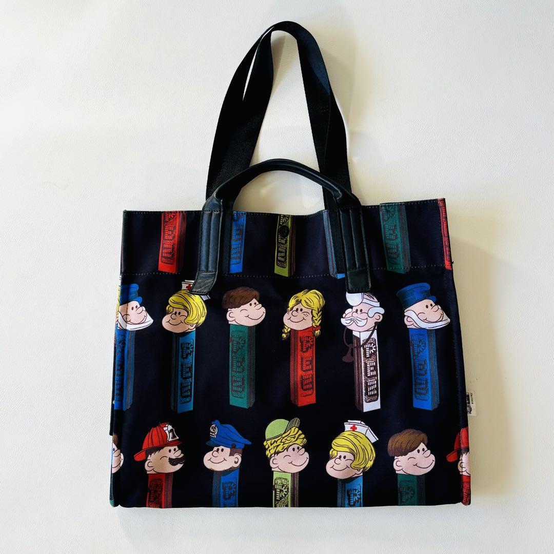 美品 イアハピヨネ ペッツ PEZ ビッグトートバッグ 2nd SEASON