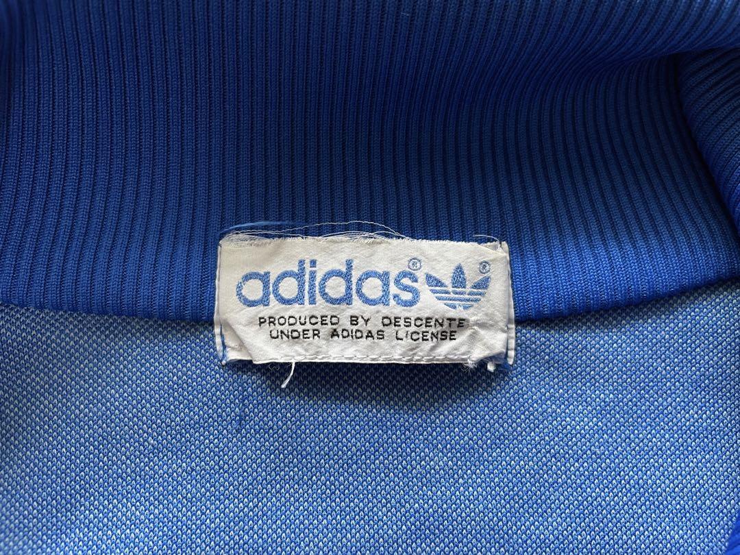 80's adidas アディダス トラックトップ 4号 ジャージ デサント