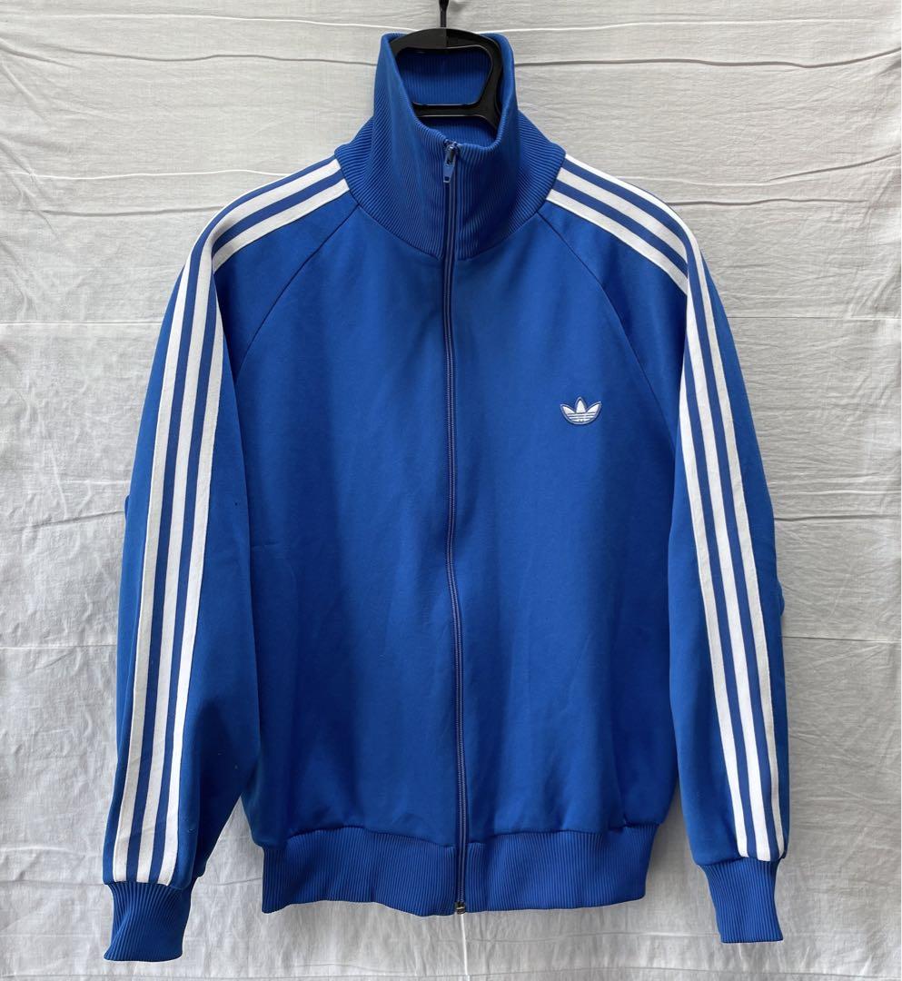 80's adidas アディダス トラックトップ 4号 ジャージ デサント
