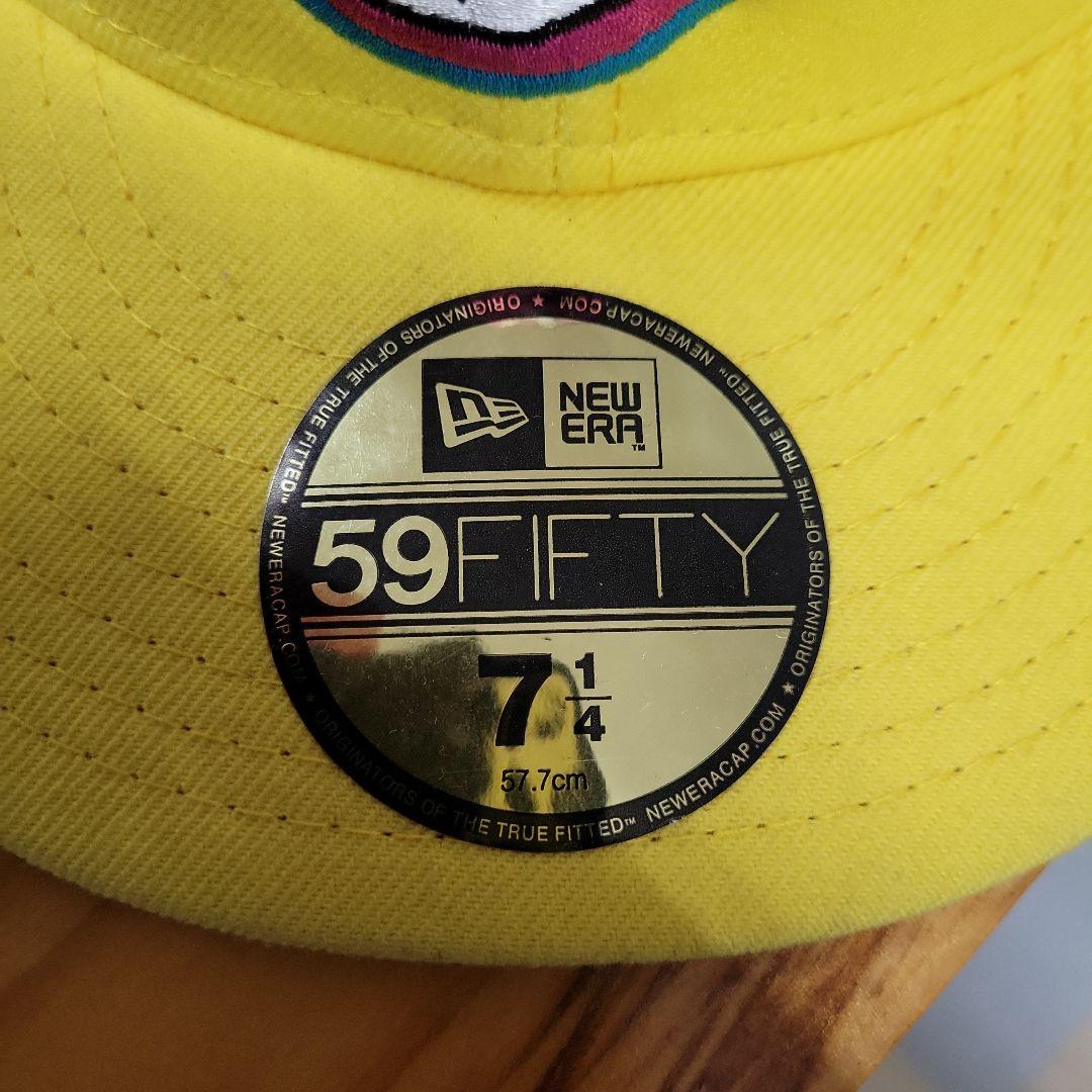 イエロー 59FIFTY キャップ