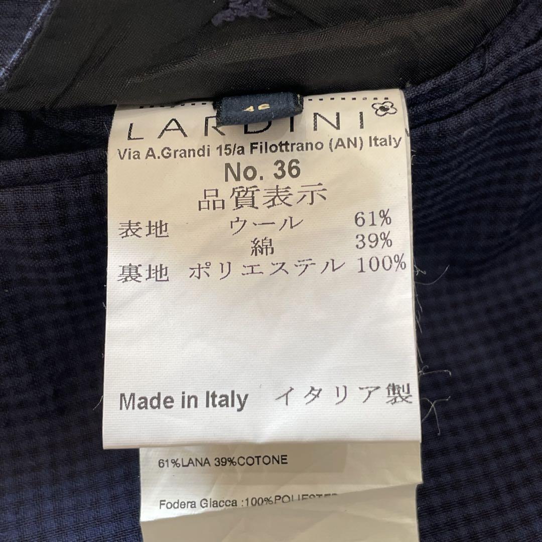 LARDINI　テーラードジャケット　ブートニエール　　イタリア製　Mサイズ