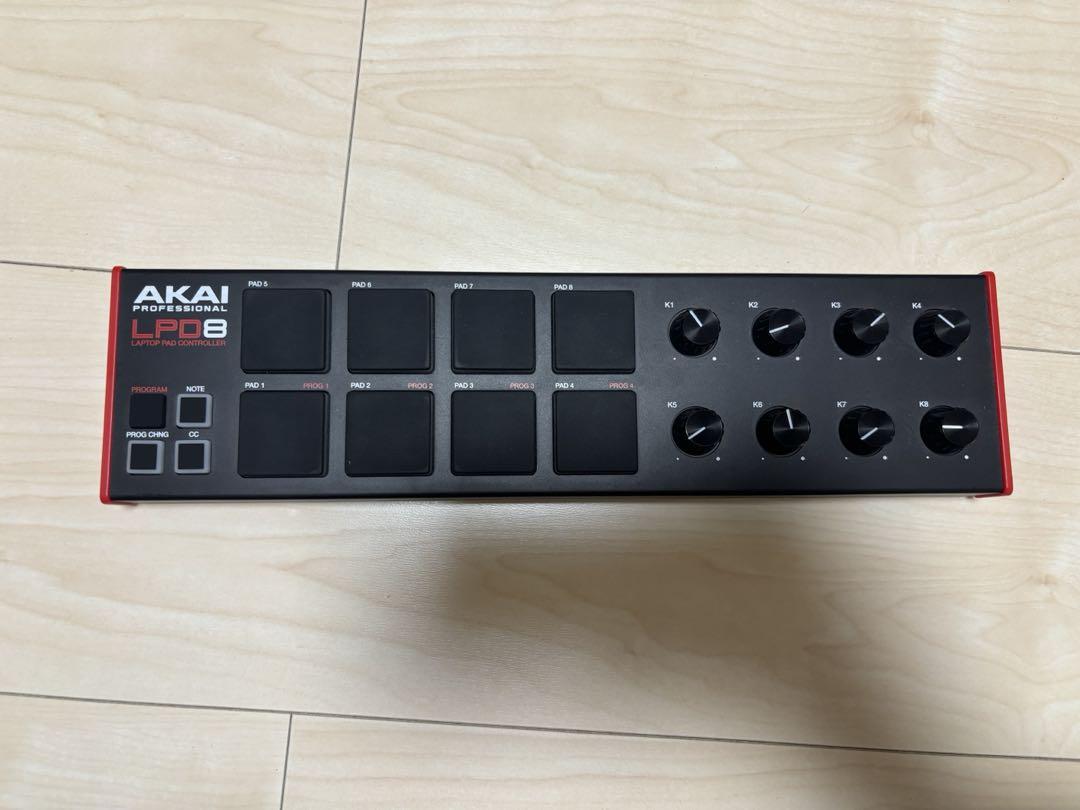 AKAI MIDIパッドコントローラー　MPC ドラムパッド　8