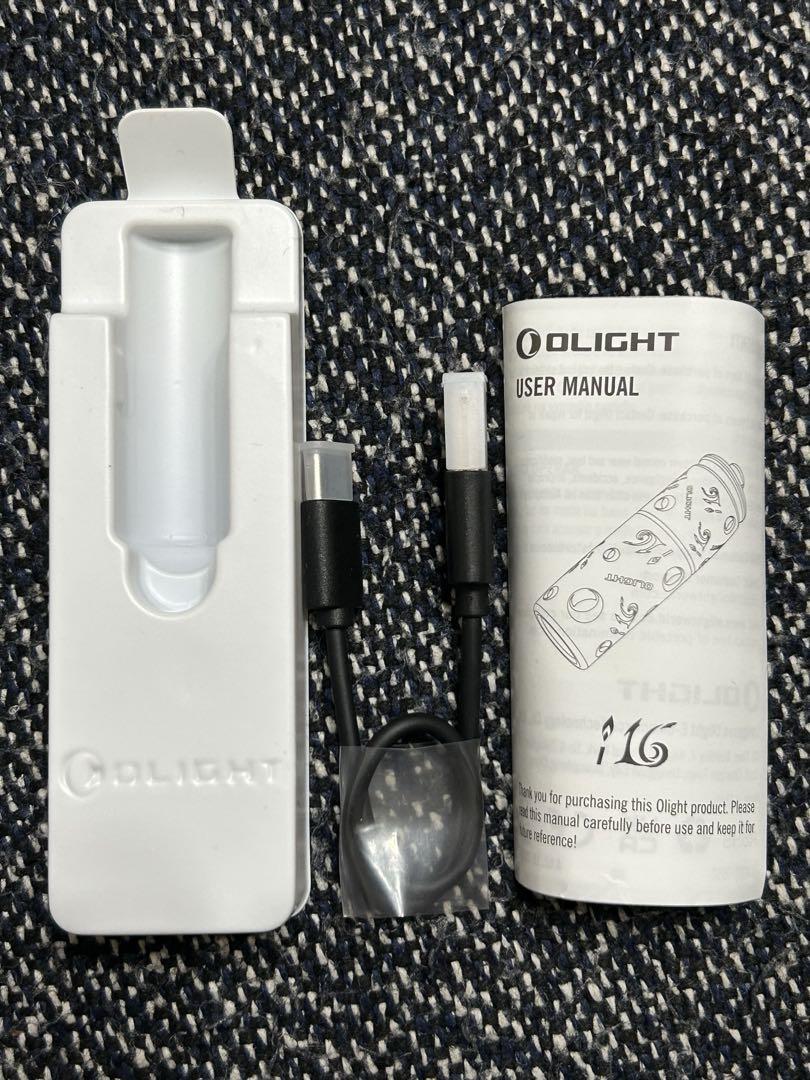 OLIGHT (オーライト) i16 ブラス＆オーライトブルー 2個セット