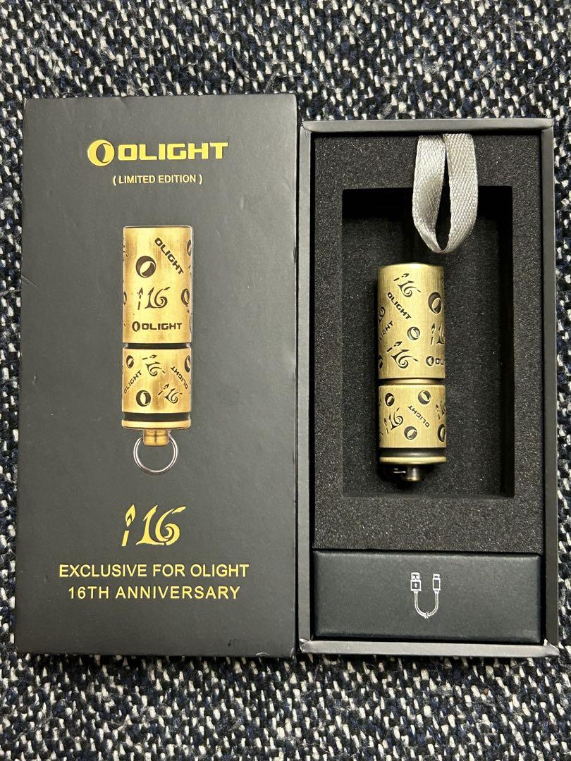 OLIGHT (オーライト) i16 ブラス＆オーライトブルー 2個セット