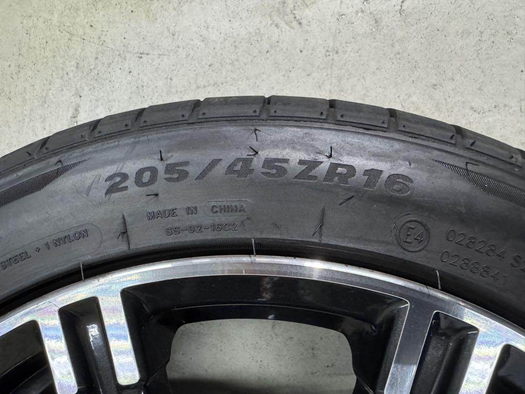 マーチ ニスモ(MARCH NISMO)純正 16インチタイヤホイール4本セット