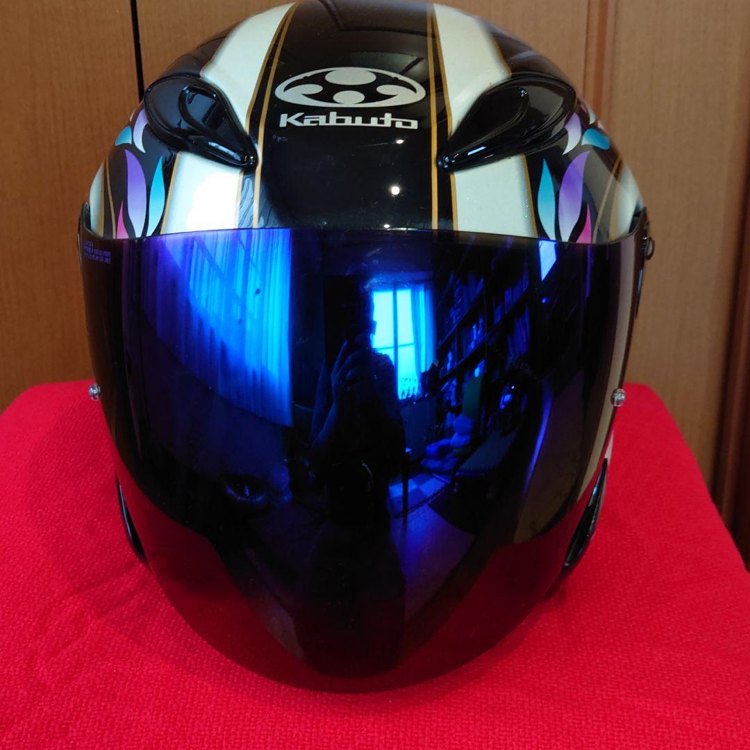 【品】バイクヘルメット/ジェット/カブト/多聞モデル