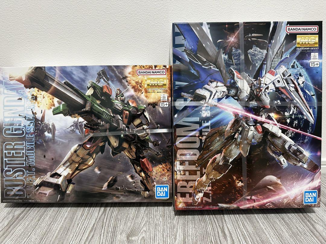 MG フリーダムガンダム Ver.2.0 & MG バスターガンダム 模型