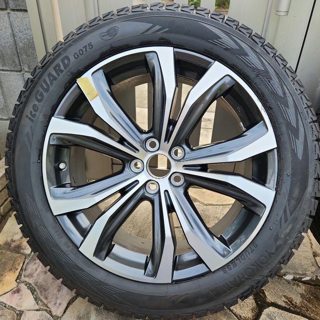 年内で出品終了 レクサスRX 20系 235 55R20 スタッドレス ホイールセット 4本LEXUS