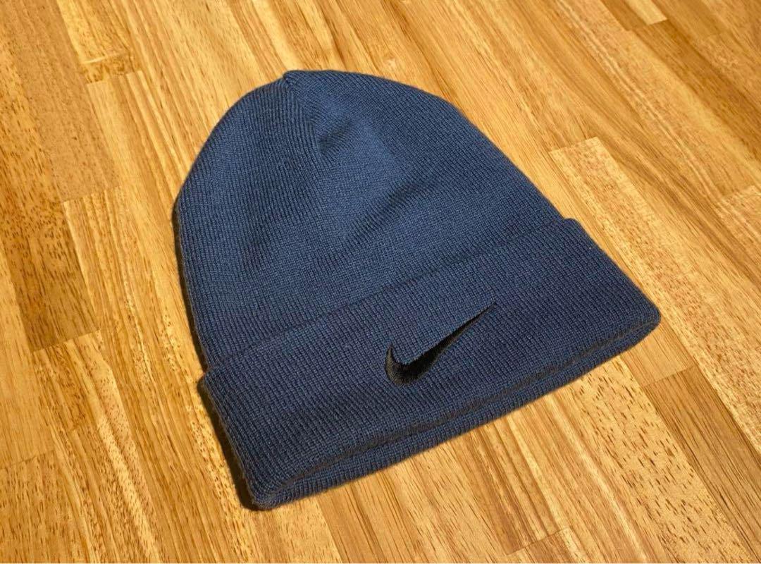 Nike ネイビー ニット帽 us 90s