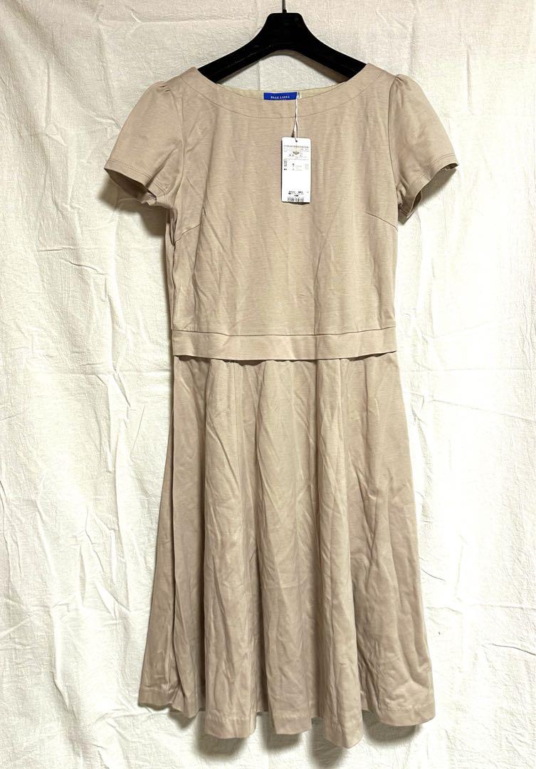 上品コーデはコレで安心！ 新品未使用、美品】BLUE ワンピース LABEL ワンピース