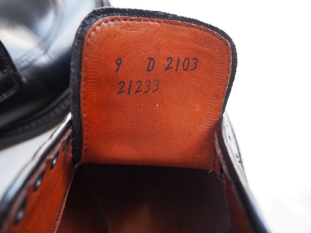 Allen Edmonds 2103 Walton Black U tip 画像9