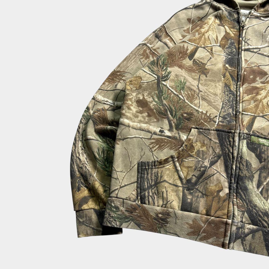 美品00s Gander ギャンダー マウンテン リアルツリー ジップパーカー 美品00s Gander ギャンダー マウンテン リアルツリー ジップパーカー