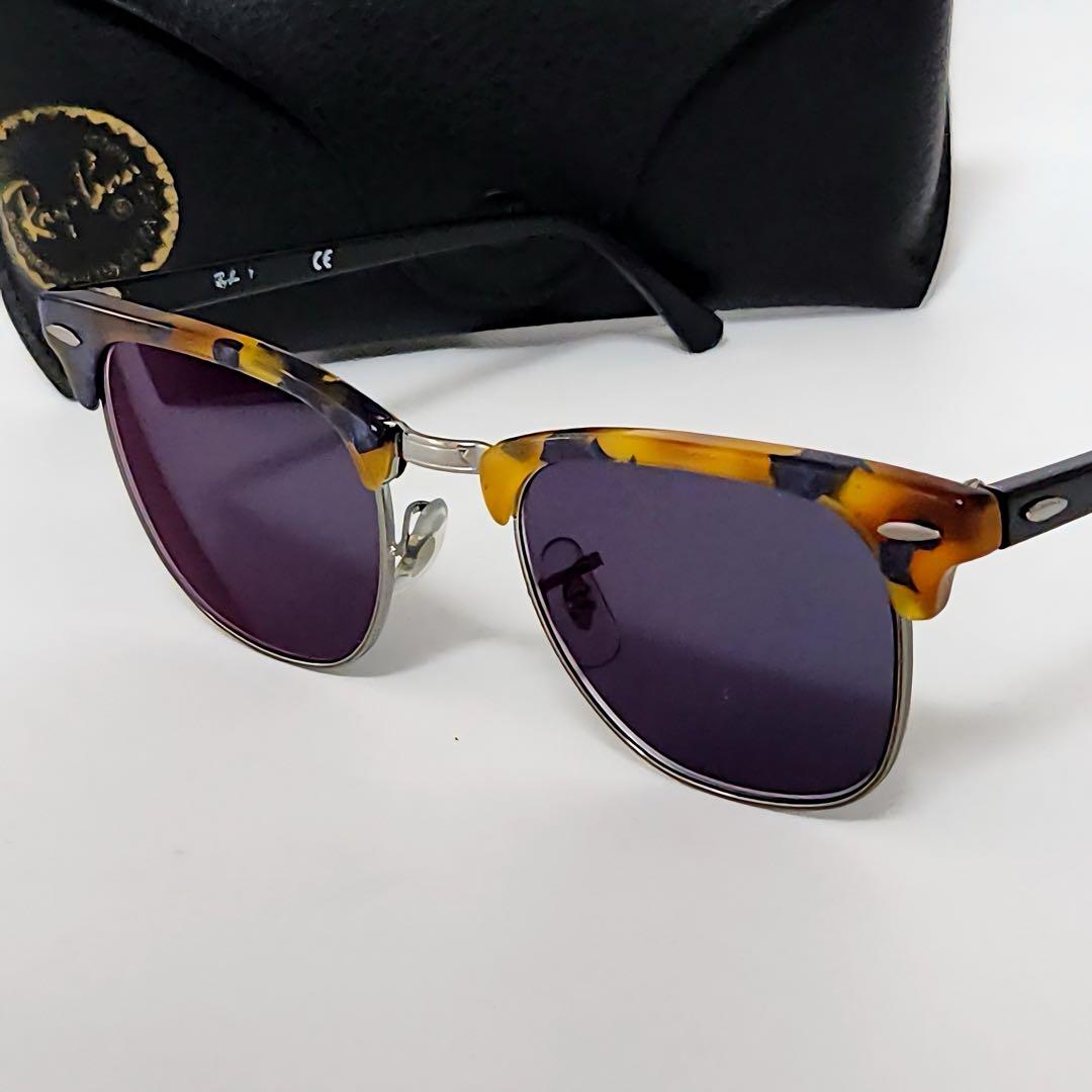 美品 Ray-Ban RB 3016 CLUBMASTER サングラス e272