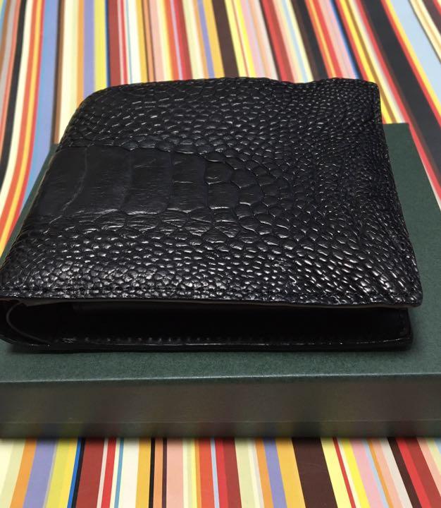 日曜日までの特価 二つ折り財布 オーストレッグ黒 HmFyO-m10964575241 ポールスミス 定番人気