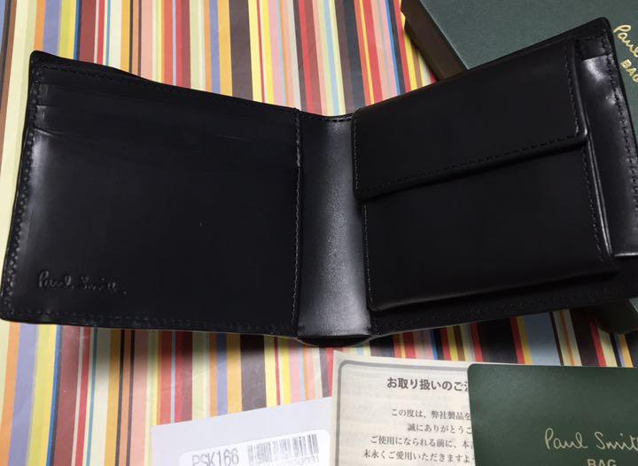 日曜日までの特価 二つ折り財布 オーストレッグ黒 HmFyO-m10964575241 ポールスミス 定番人気