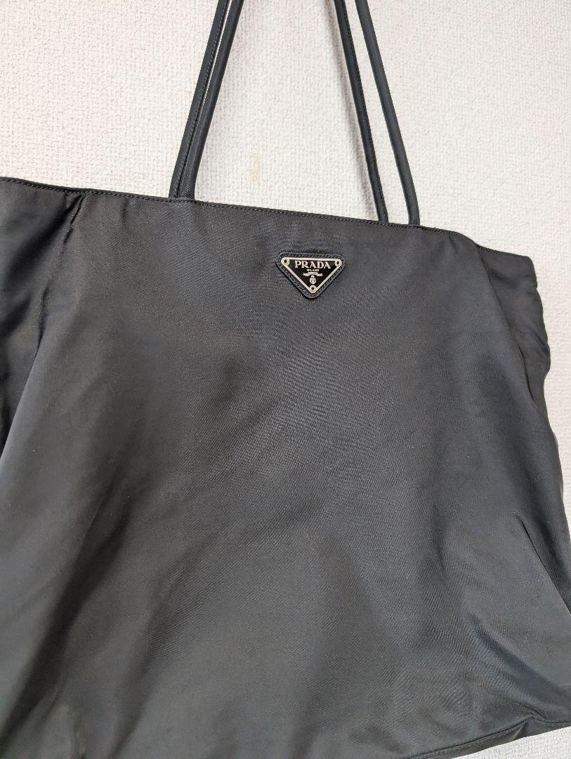 ‘90s PRADA プラダ ナイロン トートバッグ ブラック 黒 ハンドバッグ