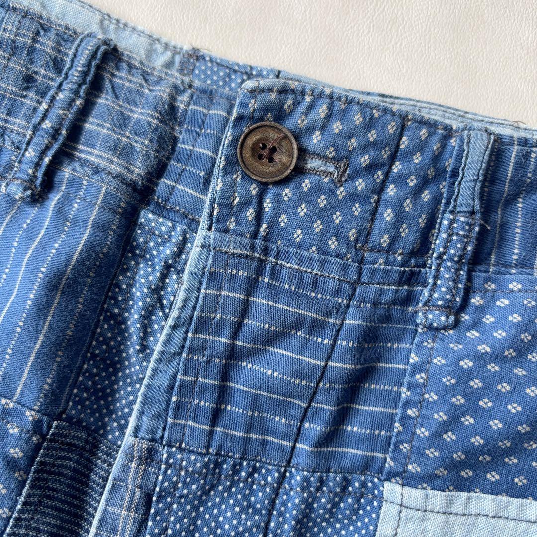 kure0218 様専用 RRL インディゴパッチワークショートパンツ
