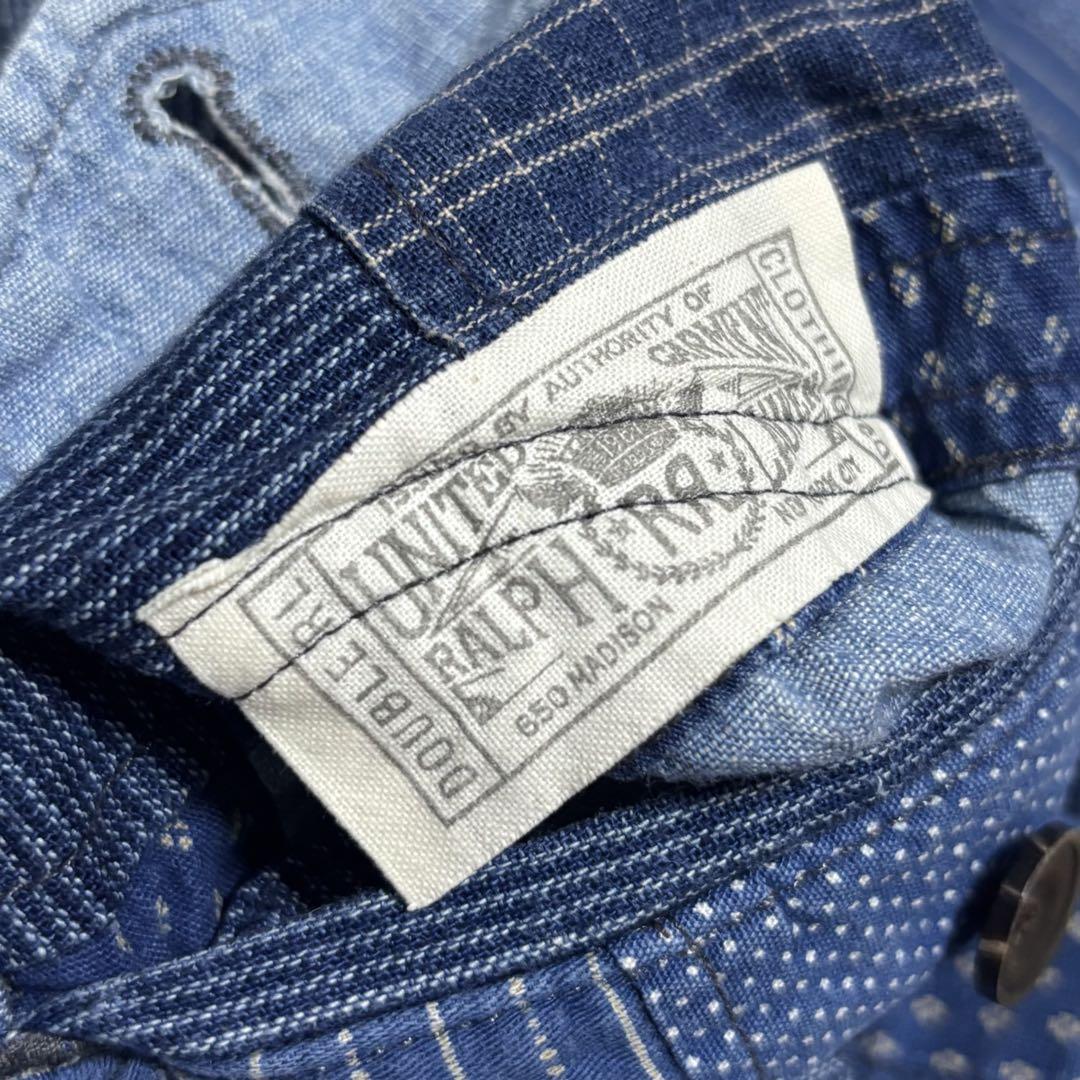 RRL インディゴ パッチ ワーク ショーツ ショート パンツ ラルフ