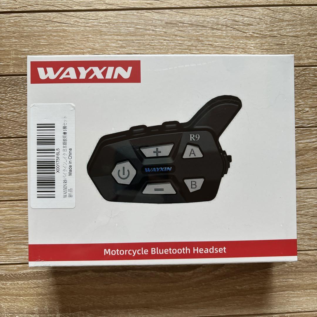 バイクインカム WAYXIN R9 未使用品 by メルカリ