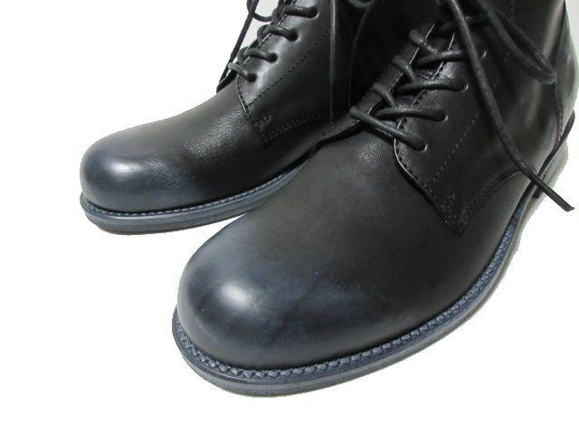PADRONE パドローネ LACE UP 黒 レースアップ ブーツ シューズ