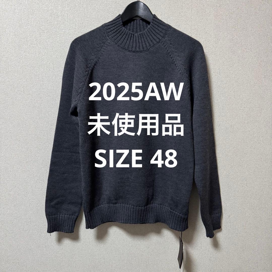 ZANONE ザノーネ 5ゲージ モックネック ニット 48 グレーL ZANONE