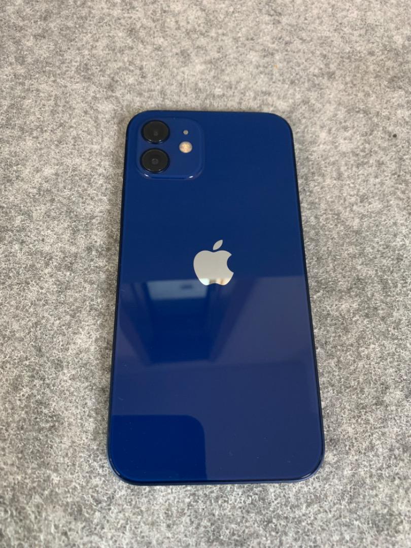 超美品 国内版 SIMフリー iPhone12 64GB ブルー色