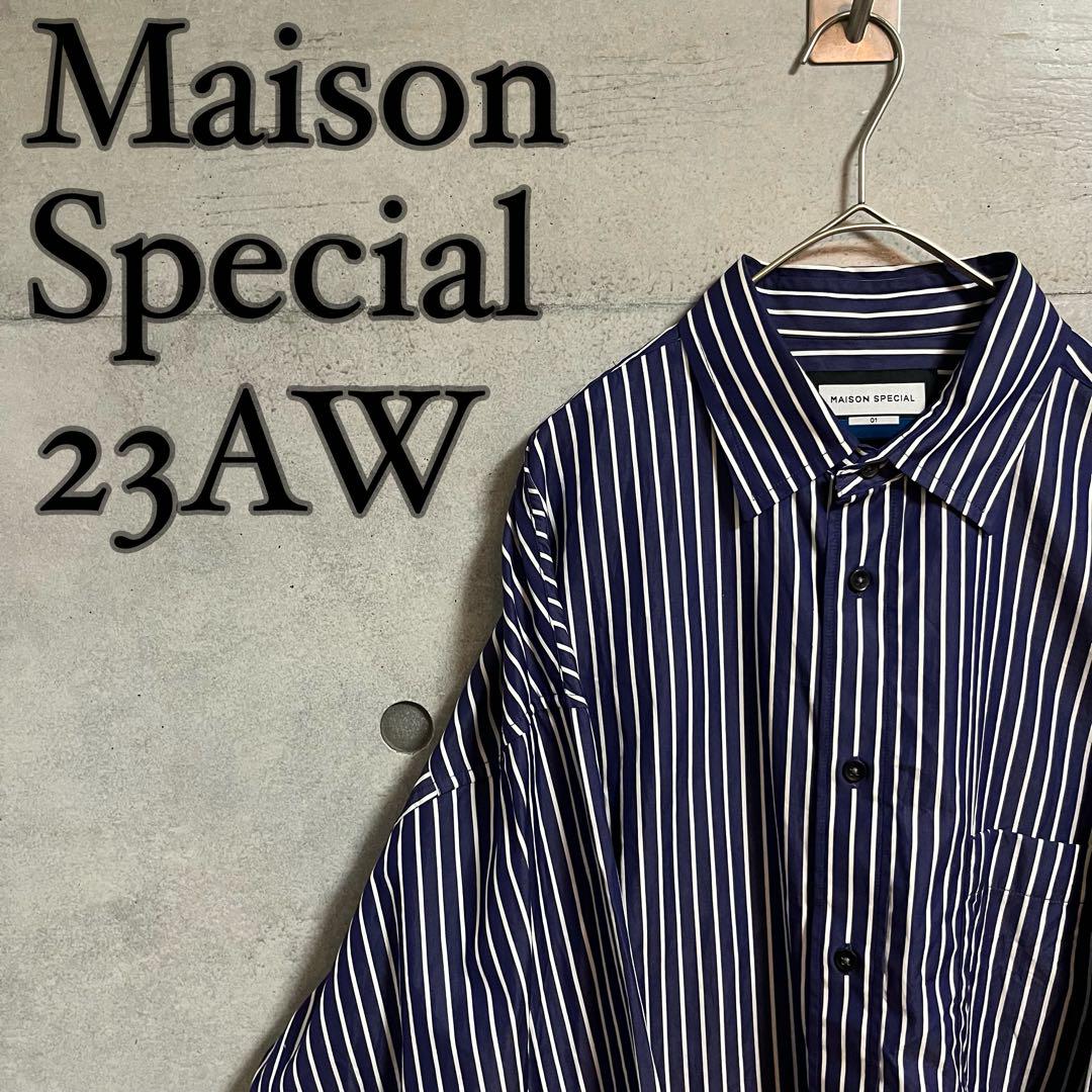 【美品】Maison Special 23AW THOMAS MASON シャツ