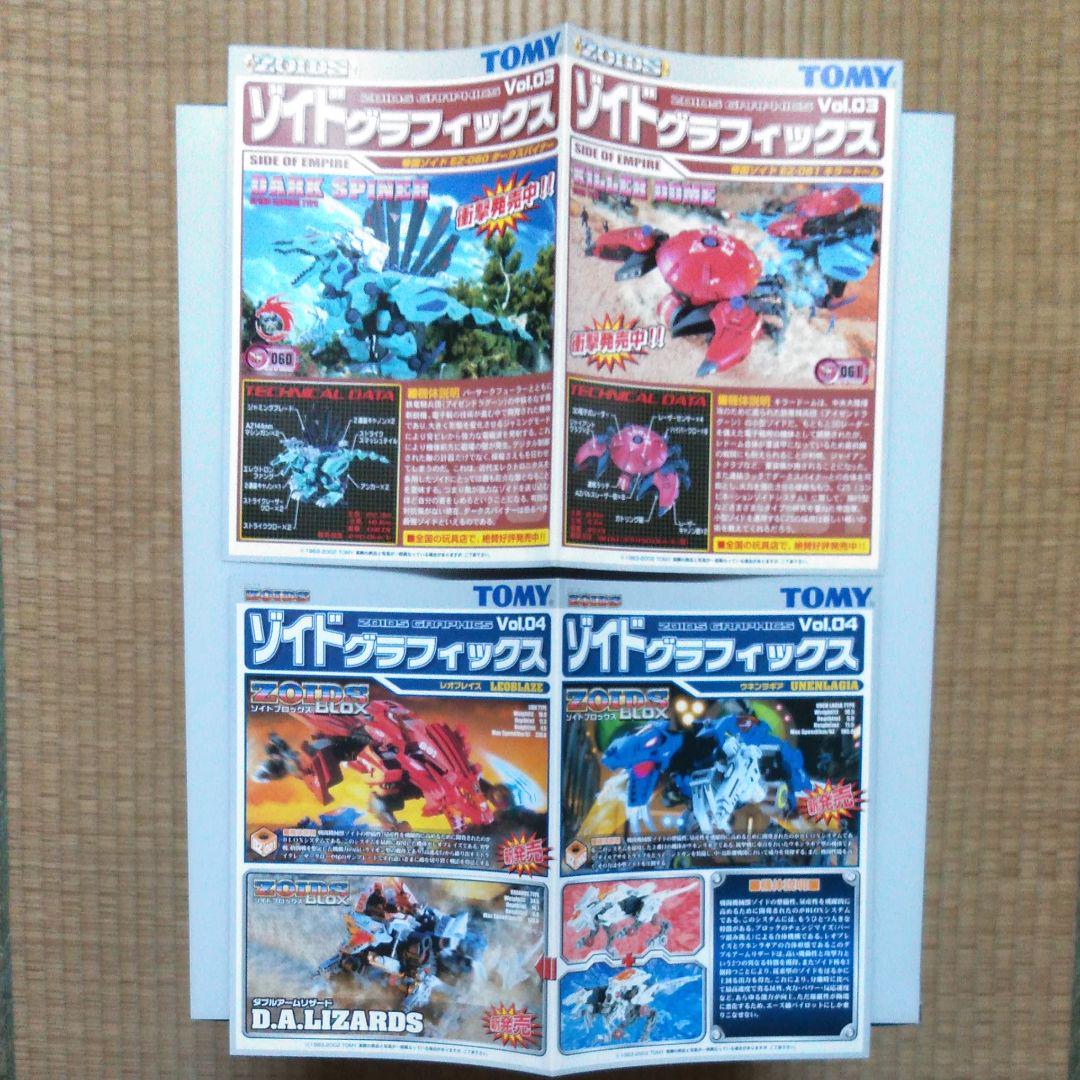 SPIKE RECORDINGS -DESPIKEY- TEEシャツ ゾイドグラフィックス Vol.①〜④ ♤【4冊で⑴セット⭐