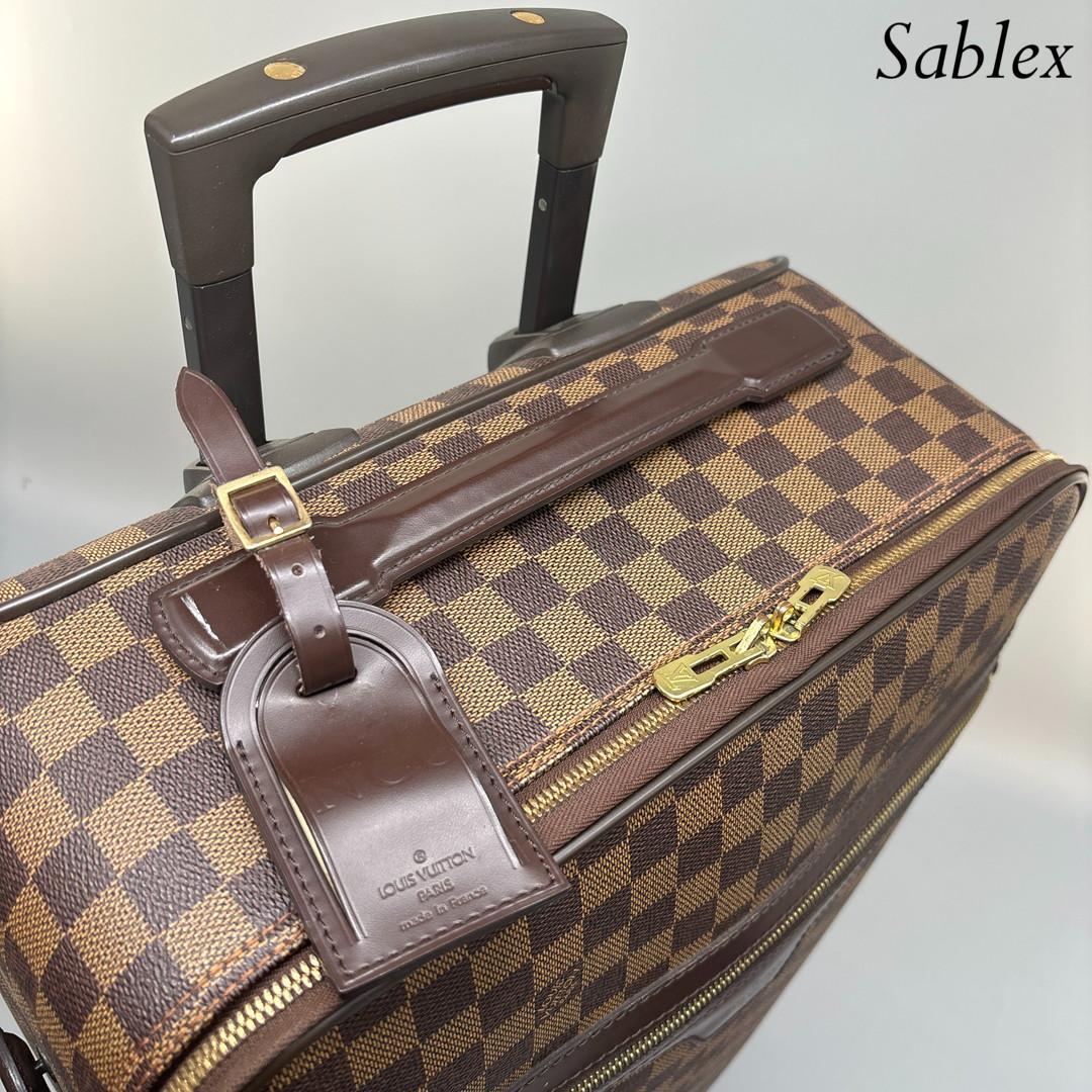 【超極美品】ルイヴィトン■ダミエ ペガス55 N41187 レザー スーツケース