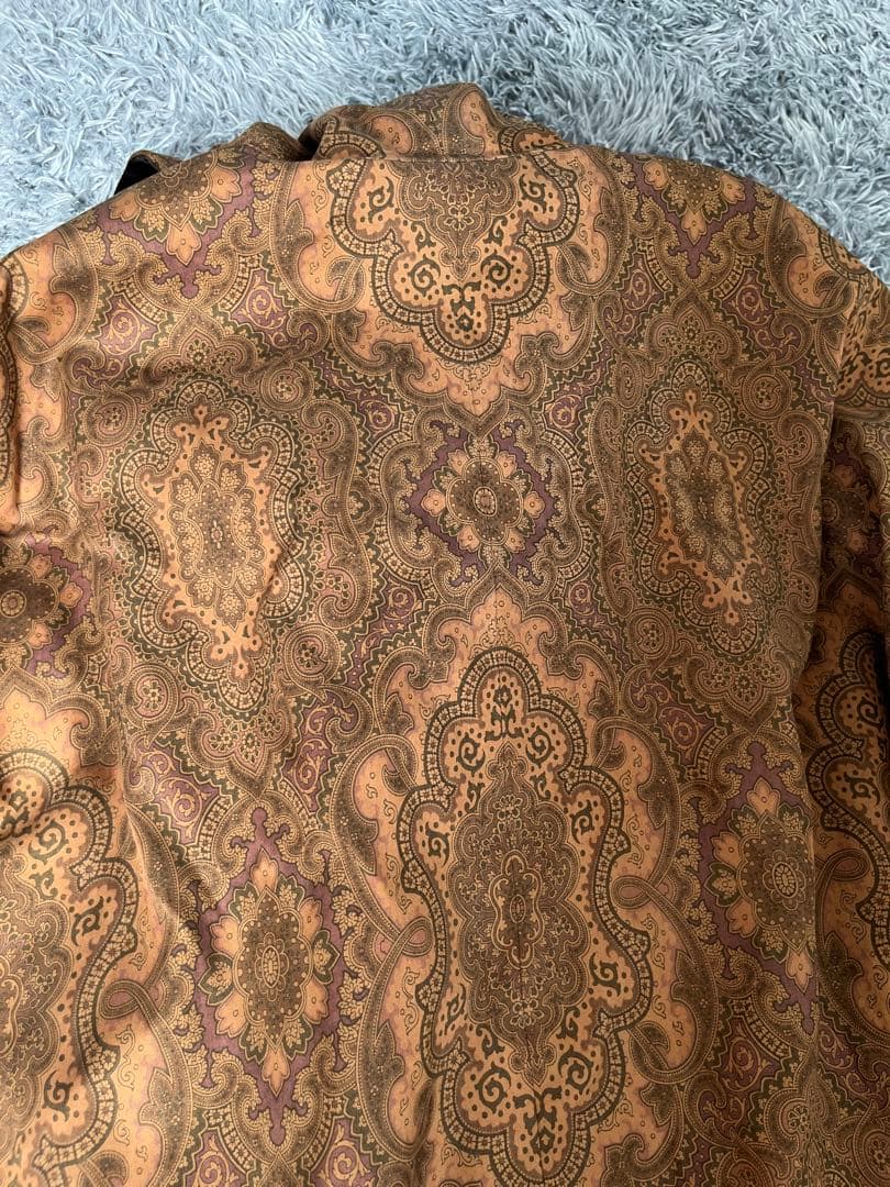 激レア　ヴィンテージディオール　ペイズリー　総柄　フーデッドガウンアウター