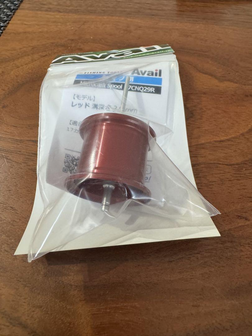 新品アベイル17CNQ29Rスーパーシャロースプール レッド