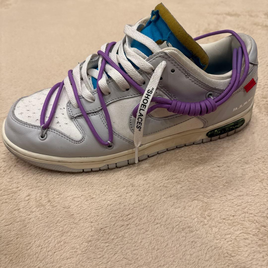 【ナイキNIKE ×オフホワイトOFF WHITE 】DUNK LOW